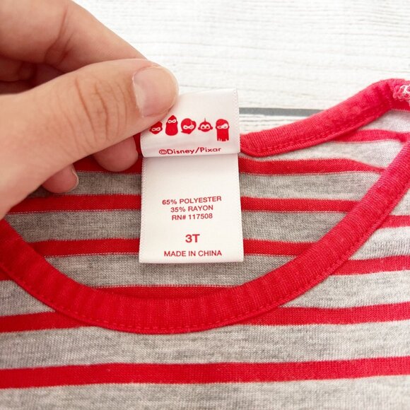 Disney Pixar Incredibles Graphic Striped Tank Top - Picture 4 of 5